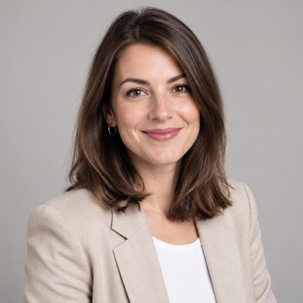 Portrait of a smiling professional woman in a blazer